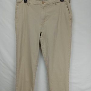 Izod Saltwater Stretch Chino Khaki Pants Men's Size 36x30. Item #P027